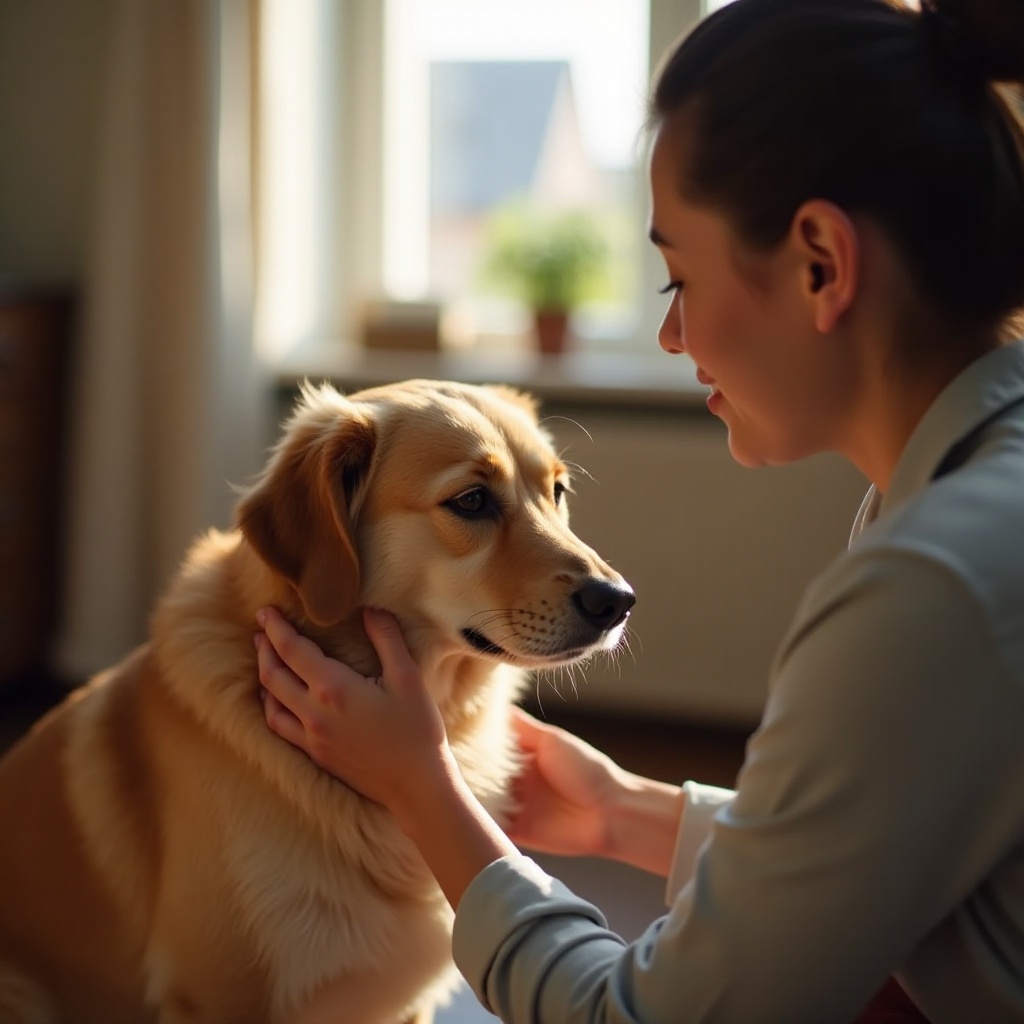 wat te doen als de hond loops is