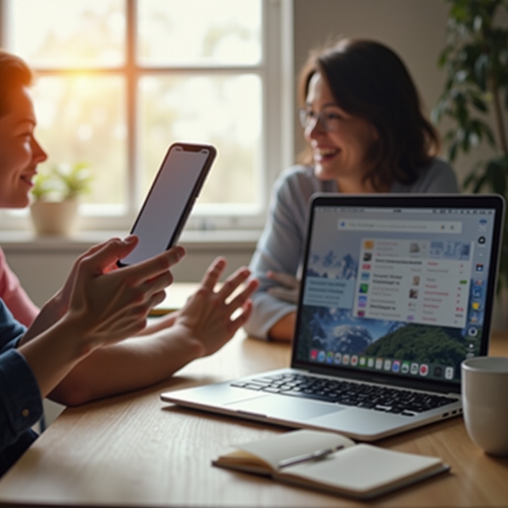 cómo transmitir desde un teléfono a un Chromebook
