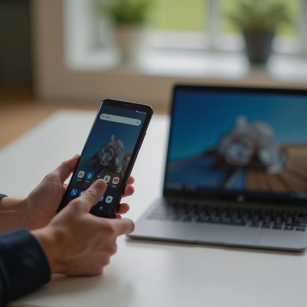 come trasmettere da un telefono a un Chromebook