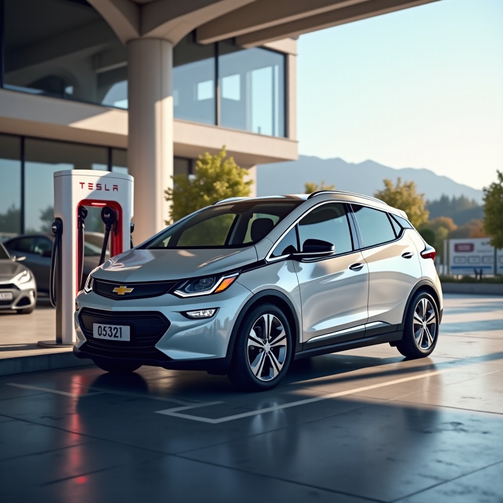 o chevy bolt pode usar o supercarregador da tesla
