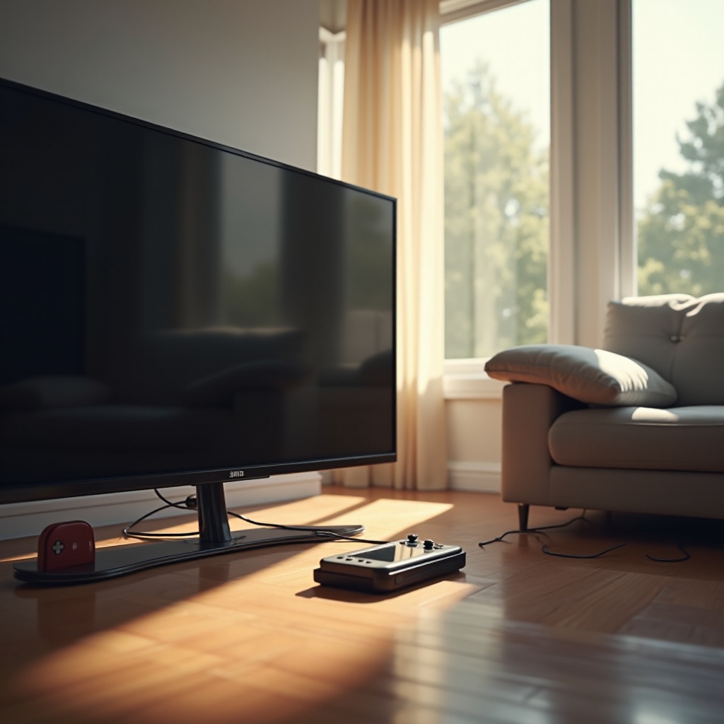 de schakelaar maakt geen verbinding met de tv