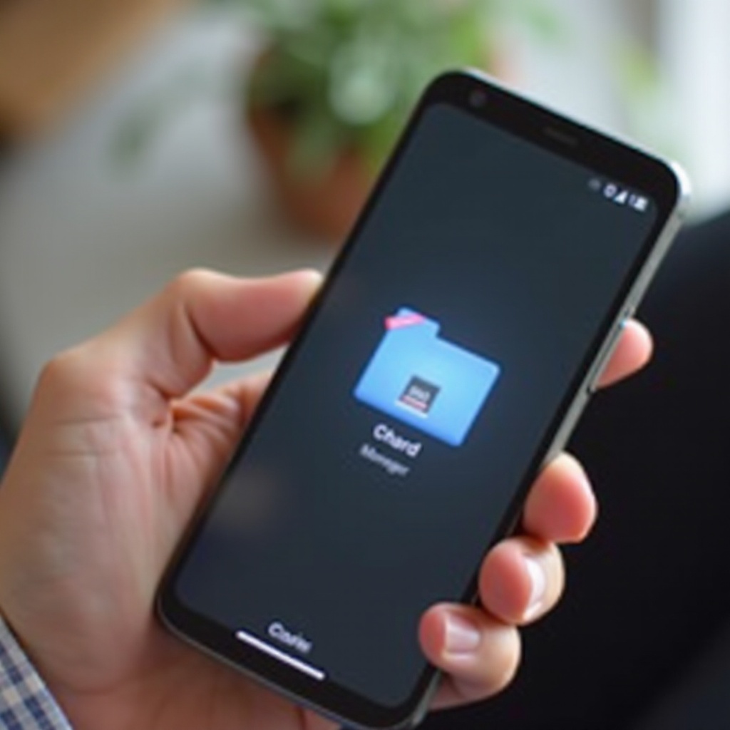 how can i access my cd card on my phone