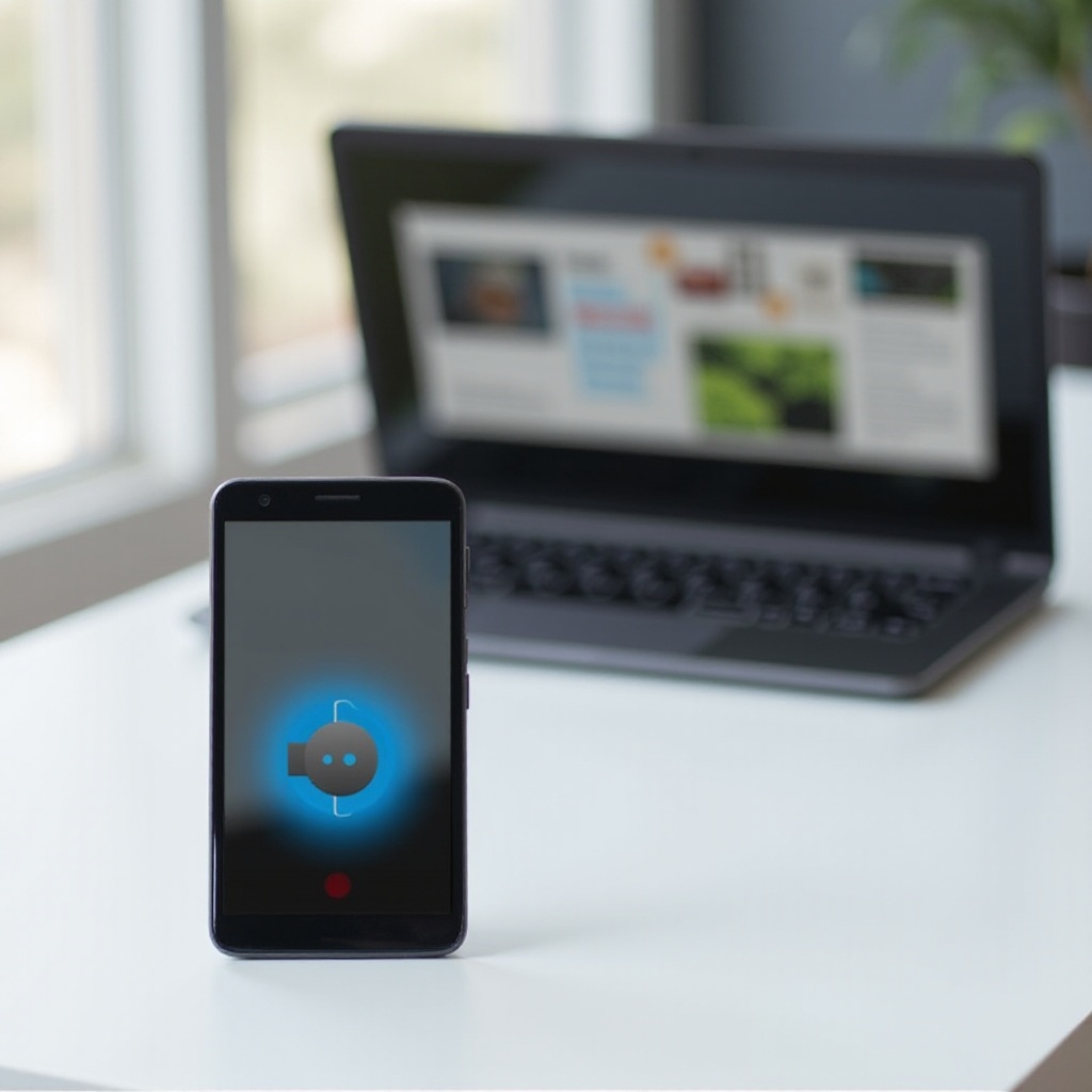 como transmitir de um telefone para um Chromebook