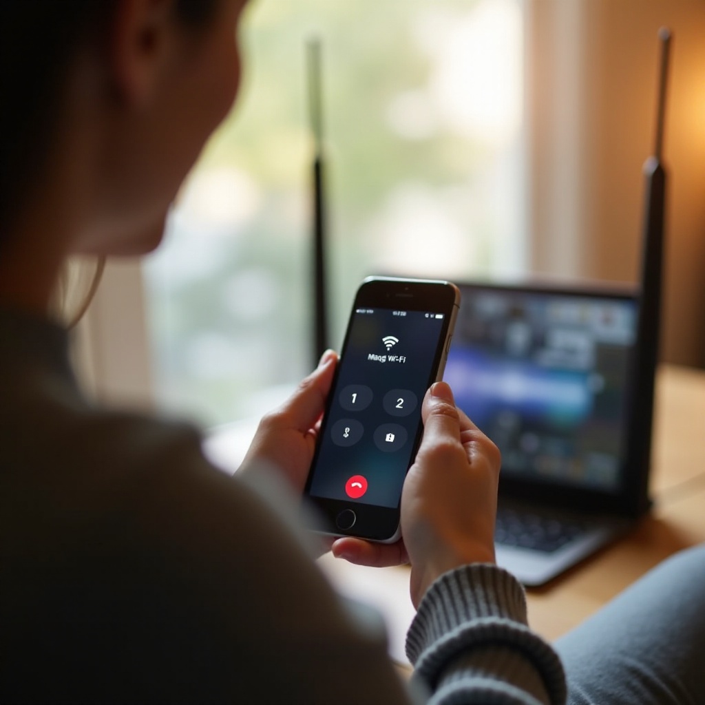 wie kann ich mit meinem Smartphone über WLAN telefonieren