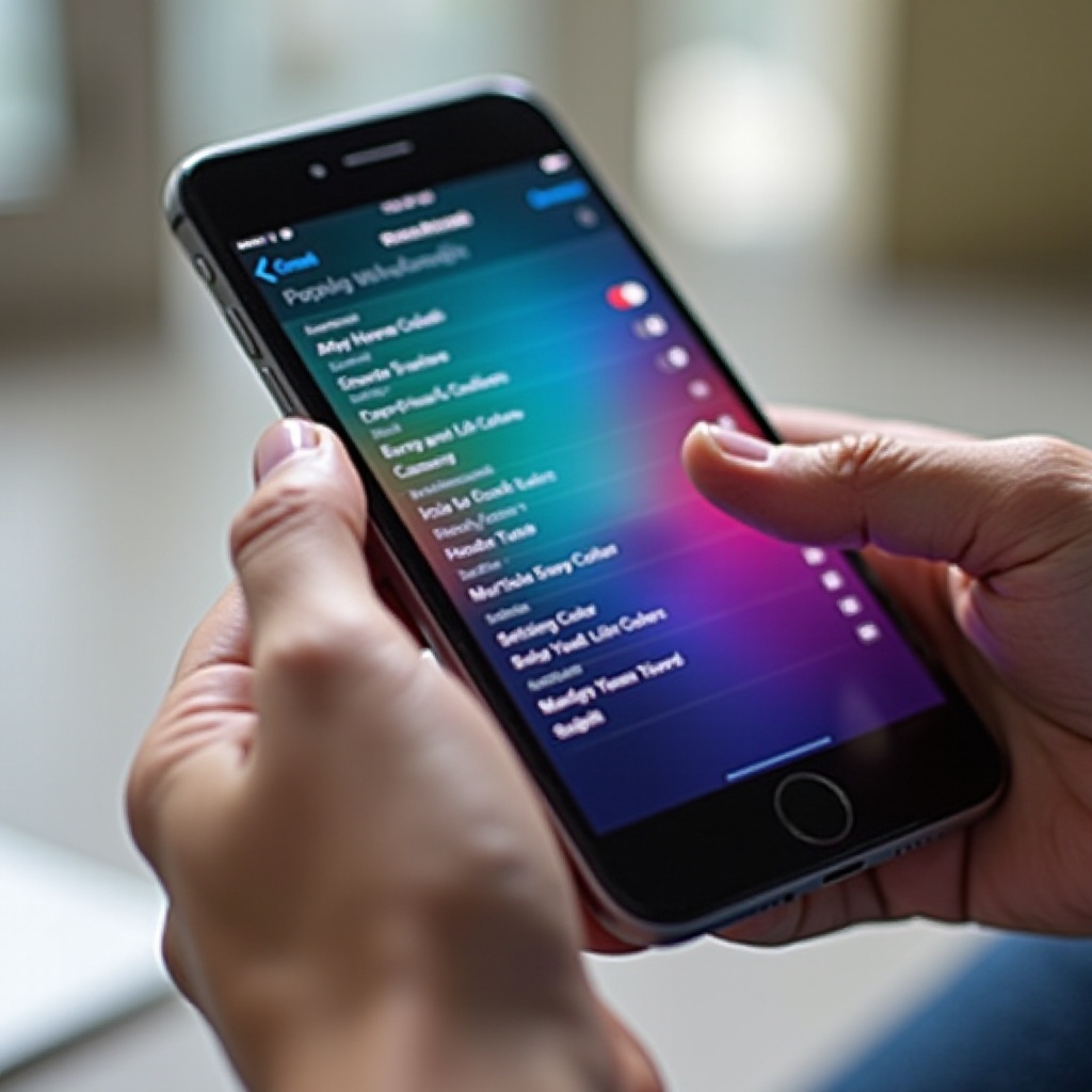 wie man umgekehrte Farben auf dem iPhone ausschaltet