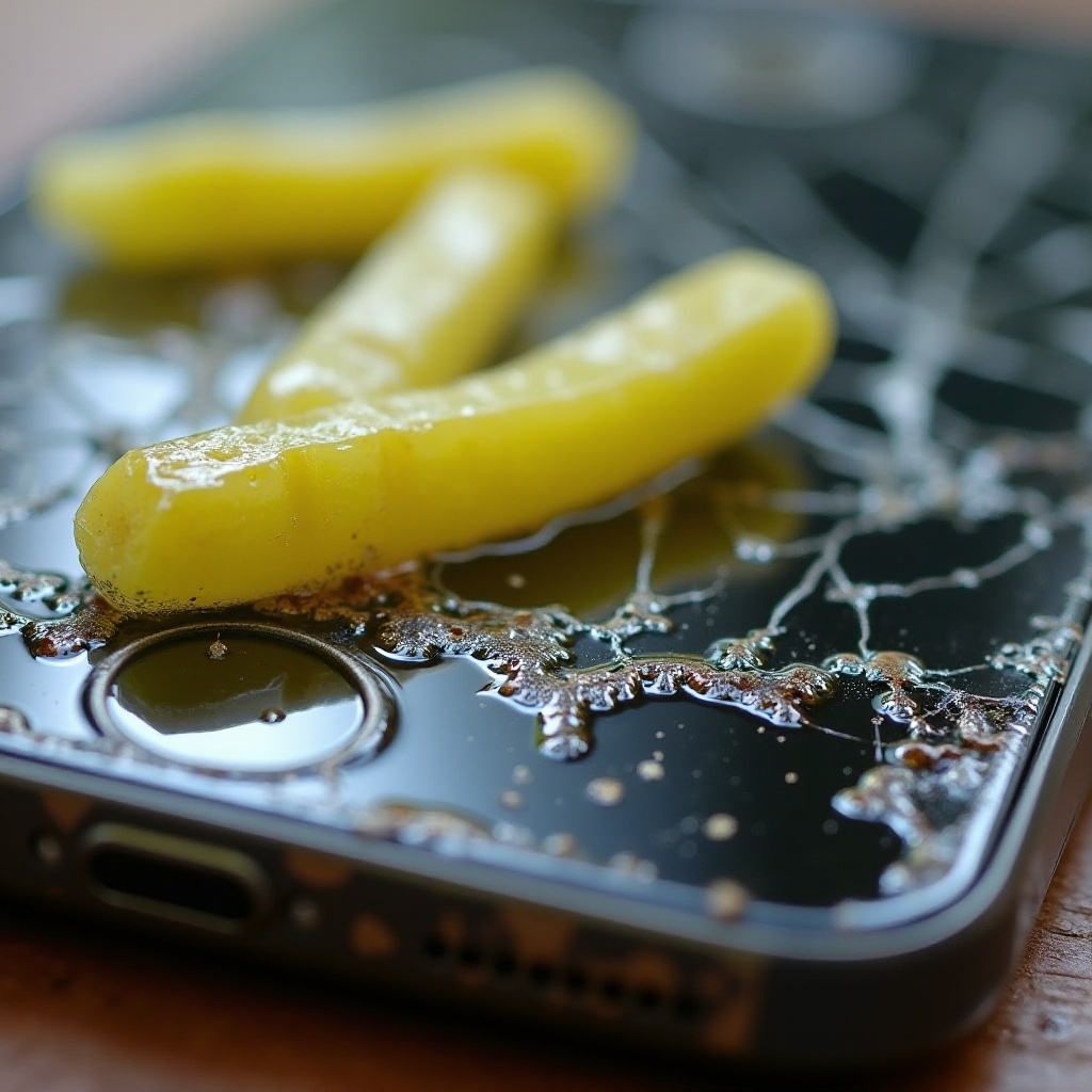 kuinka pahasti suolakurkkumehu vahingoittaisi puhelintasi