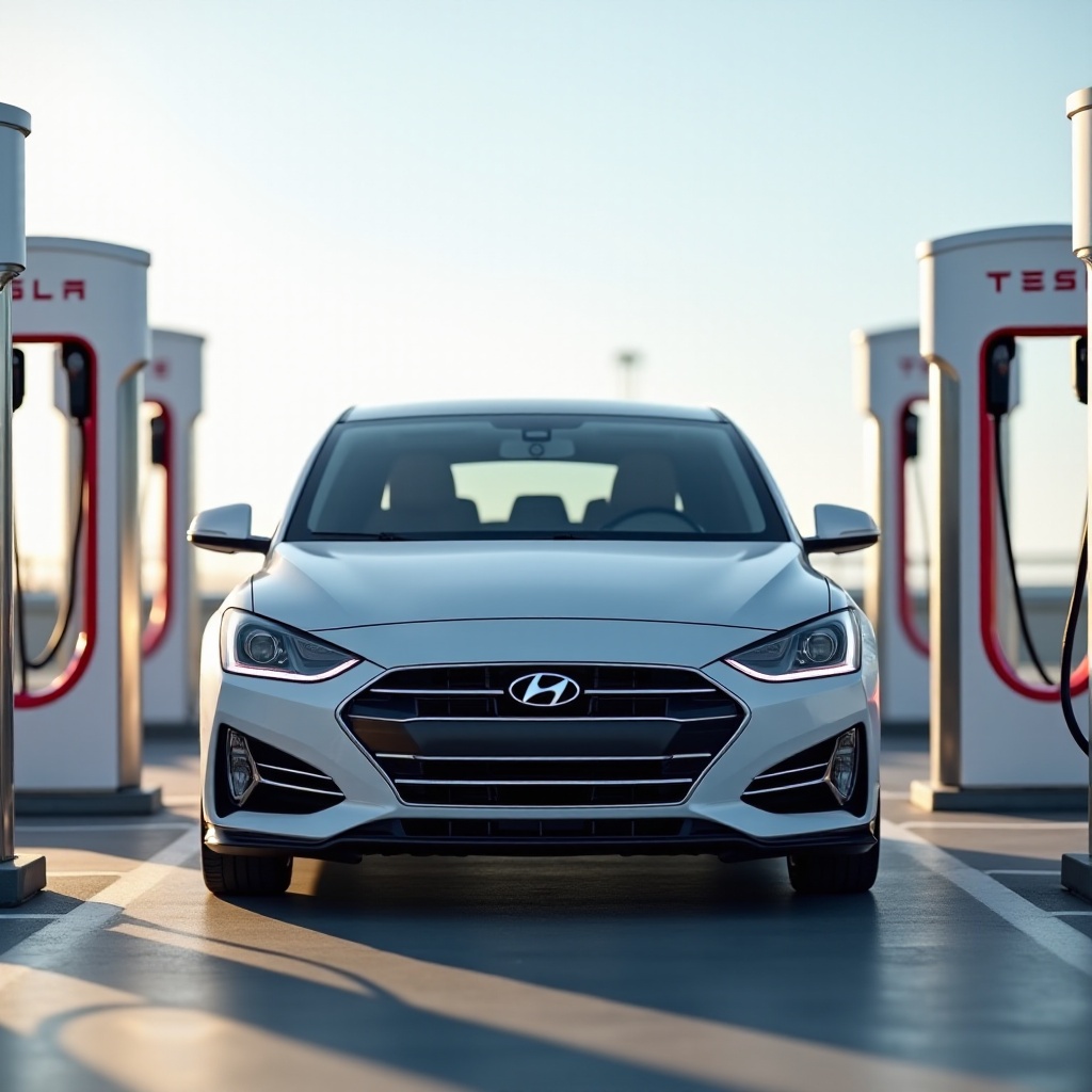 kann hyundai tesla-ladegeräte benutzen
