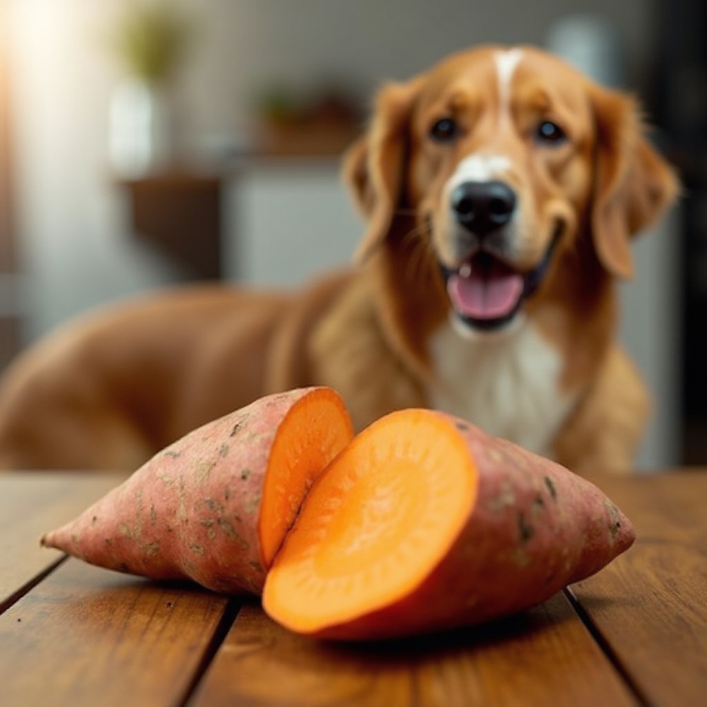 patata dolce per la diarrea nei cani