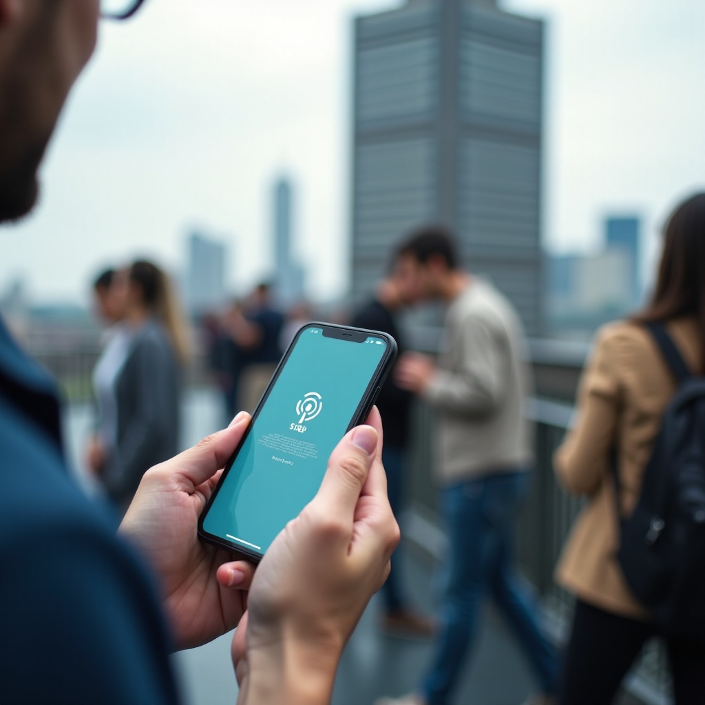 Die Einstellungen des Telefon-SIM-Status zeigen, dass das Mobilfunknetz getrennt ist