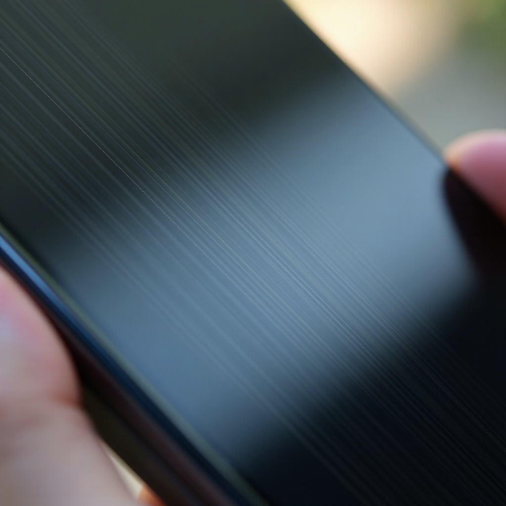 vertikale Linien auf dem iPhone-Bildschirm