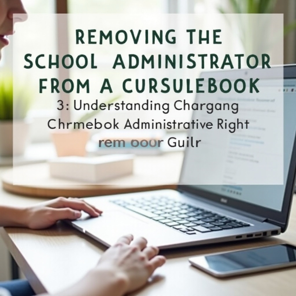 hoe de schoolbeheerder van een Chromebook te verwijderen