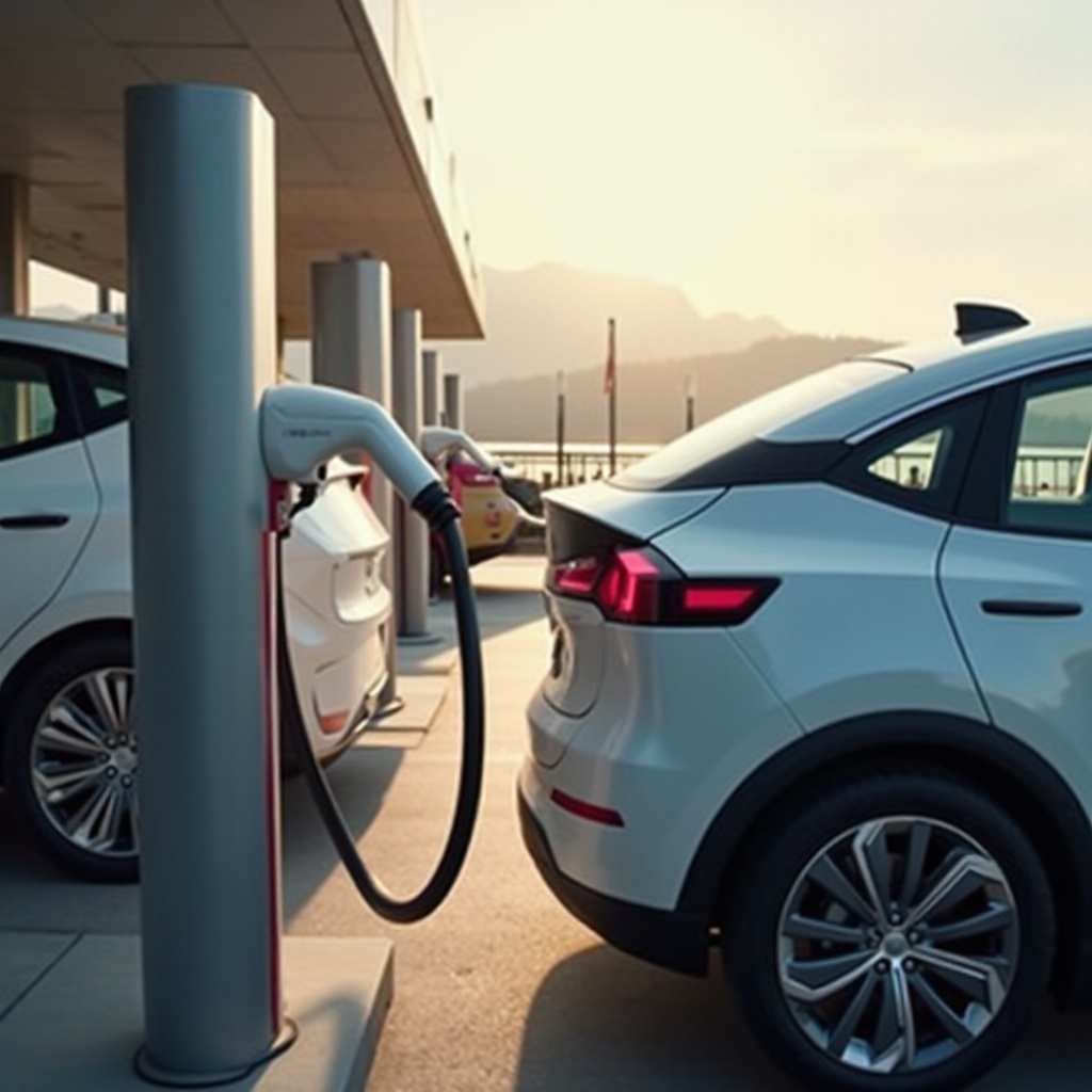 ¿puede el chevy bolt usar el supercargador de tesla?
