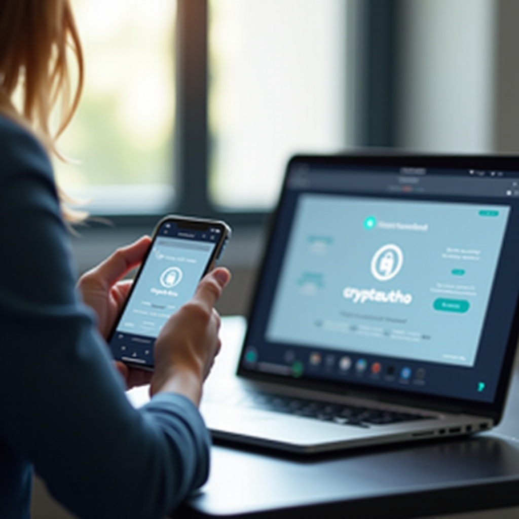 como fazer cryptautho no telefone e no chromebook