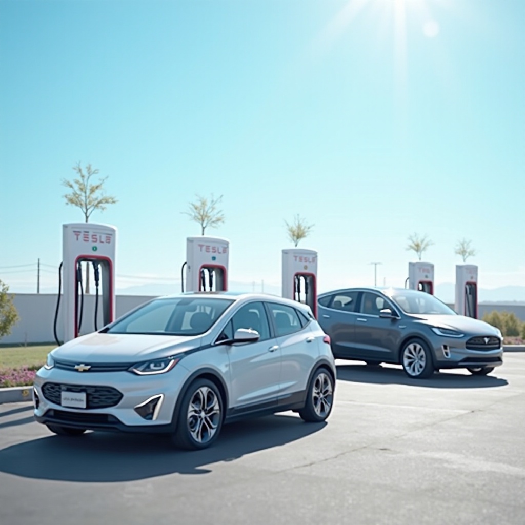 la chevy bolt peut-elle utiliser la borne de recharge tesla