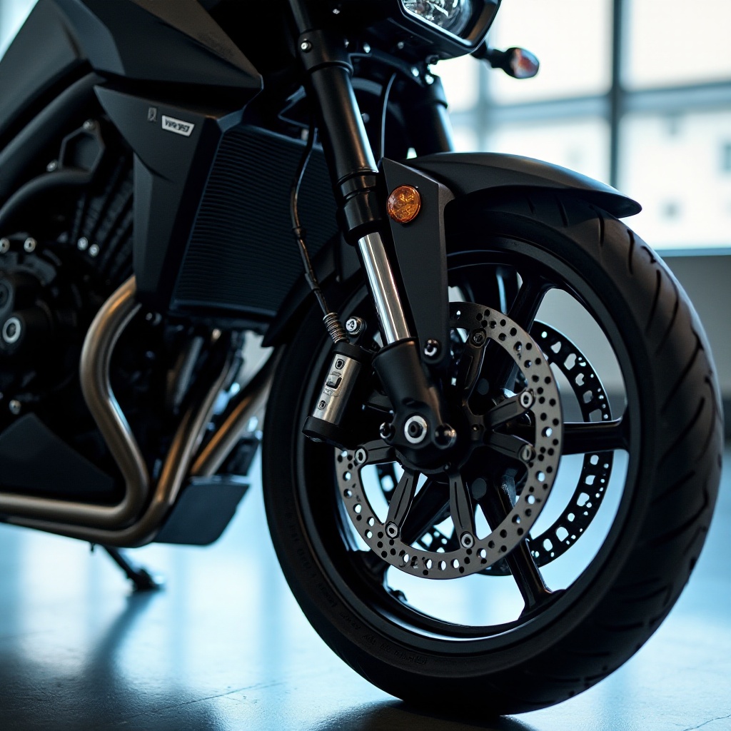 sistema de frenagem combinada em motos