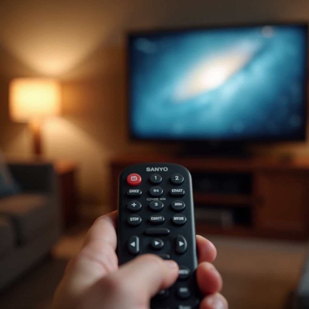 cómo configurar un control remoto universal para un televisor Sanyo