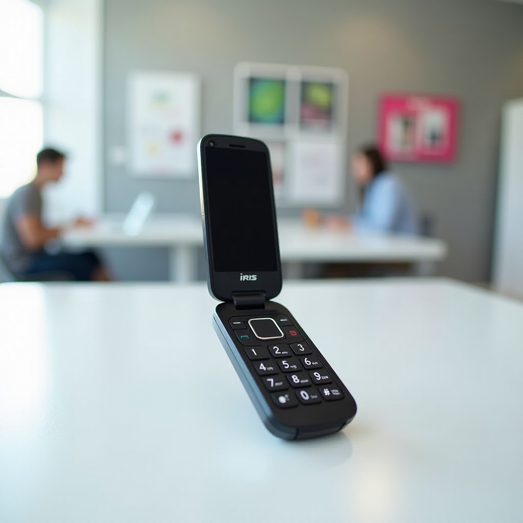 prijs van Consumer Cellular Iris klaptelefoons