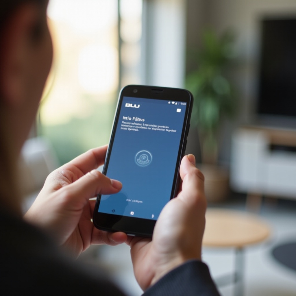 como ligar um telefone BLU