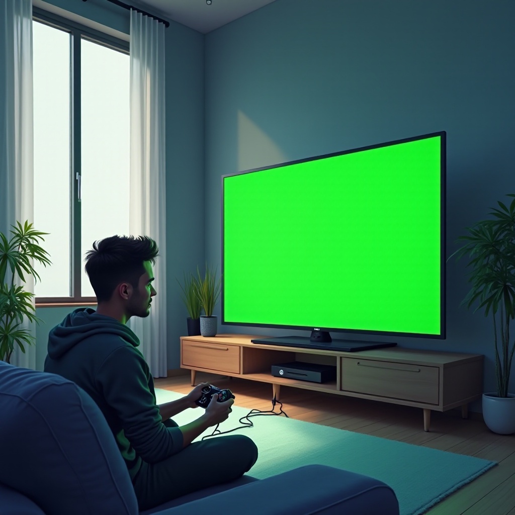 vihreä näyttö xbox one