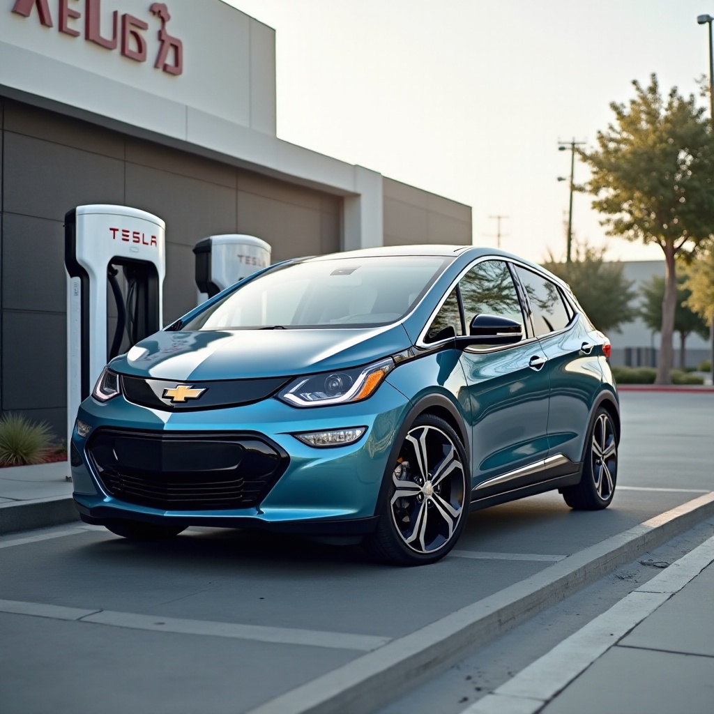 kann die chevy bolt tesla supercharger verwenden