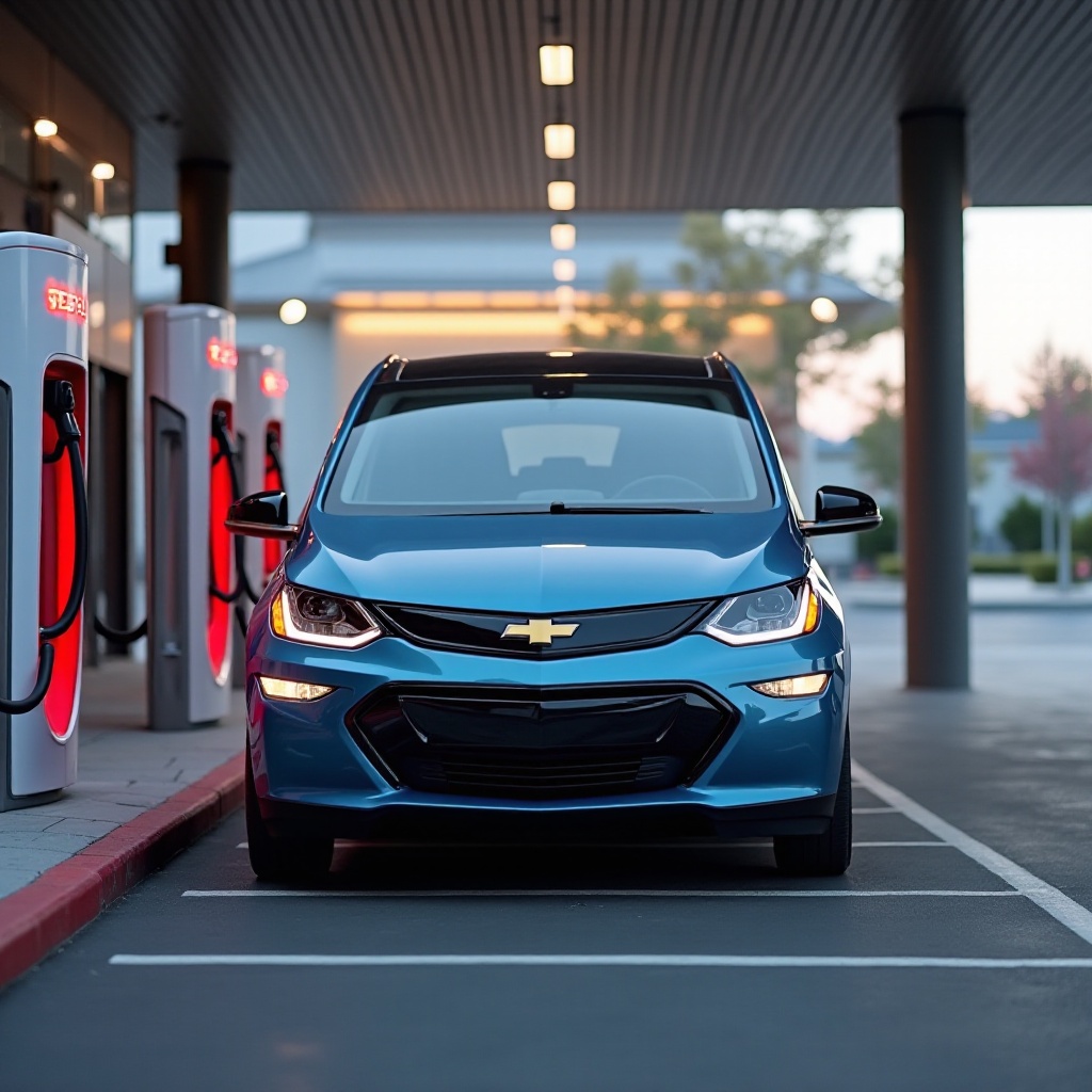 kan de chevy bolt de tesla supercharger gebruiken